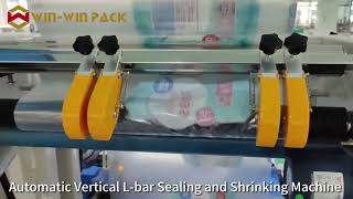 WIN-WIN PACK Automatic Vertical L-bar Sealing and Shrinking Machine with Speed and Quality