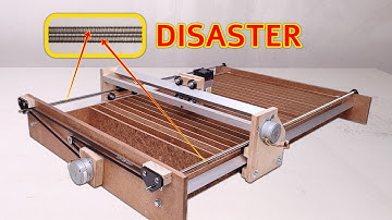 Threaded rod as lead screws on DIY CNC? Bad idea! | Budget UV laser cutter part 2