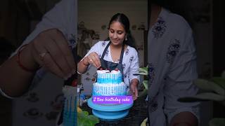 2 Tier 2KG Birthday Cake 💙 Simple &amp; Elegant Drip Cake Design 🎂