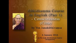 20160106 Abhidhamma Part 1 - 18 Rootless Consciousness 02