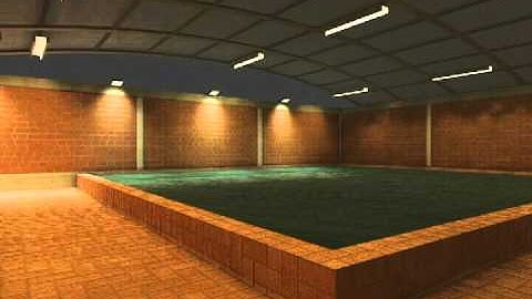 Radiosity test - walk-through animation