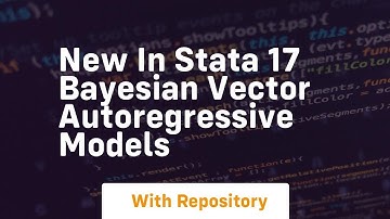 new in stata 17 bayesian vector autoregressive models