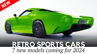 New Retro Sports Cars Taking Us Back to the Classic Era of Automaking