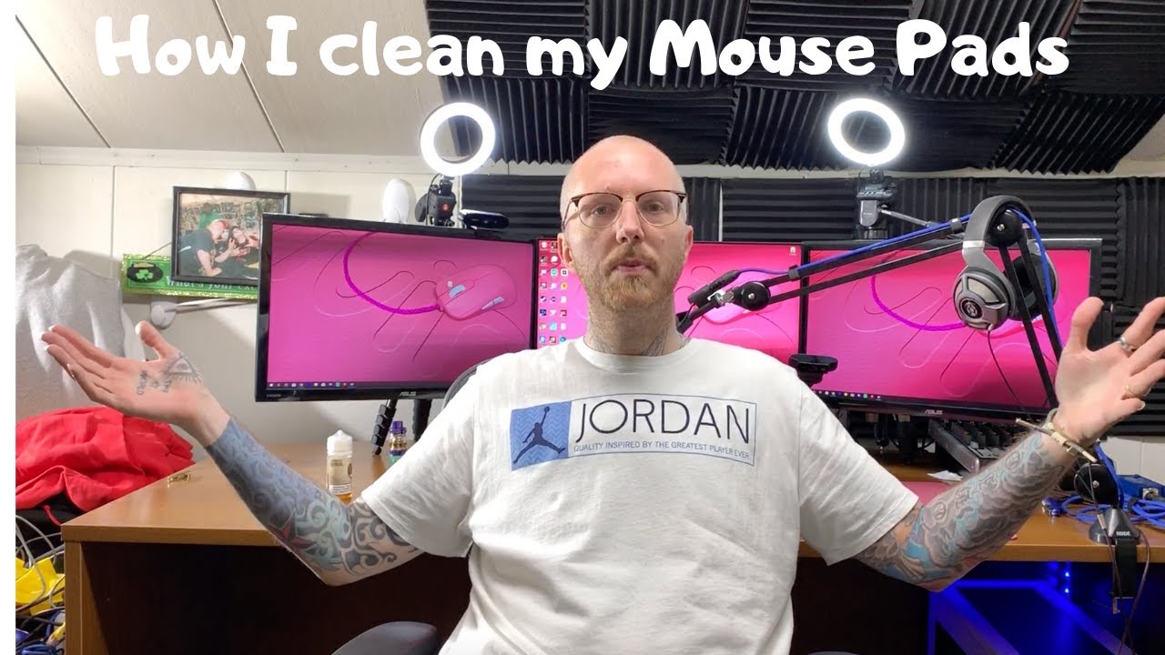 How do I wash my Mouse Pads and what products do I use? YouTube