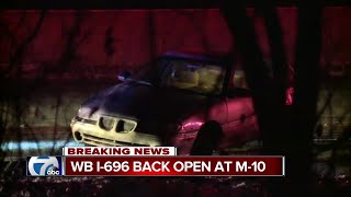 WB I-696 Reopens Following Crash