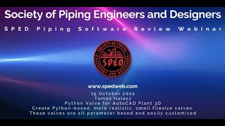 SPED Software Review Webinar - Python Valve - 15 October 2022