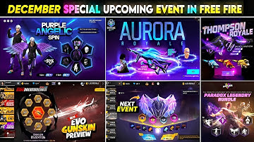 Upcoming Events in Free Fire l Free Fire New Event l Ff New Event l Evo M60 Confirm Date Free Fire 