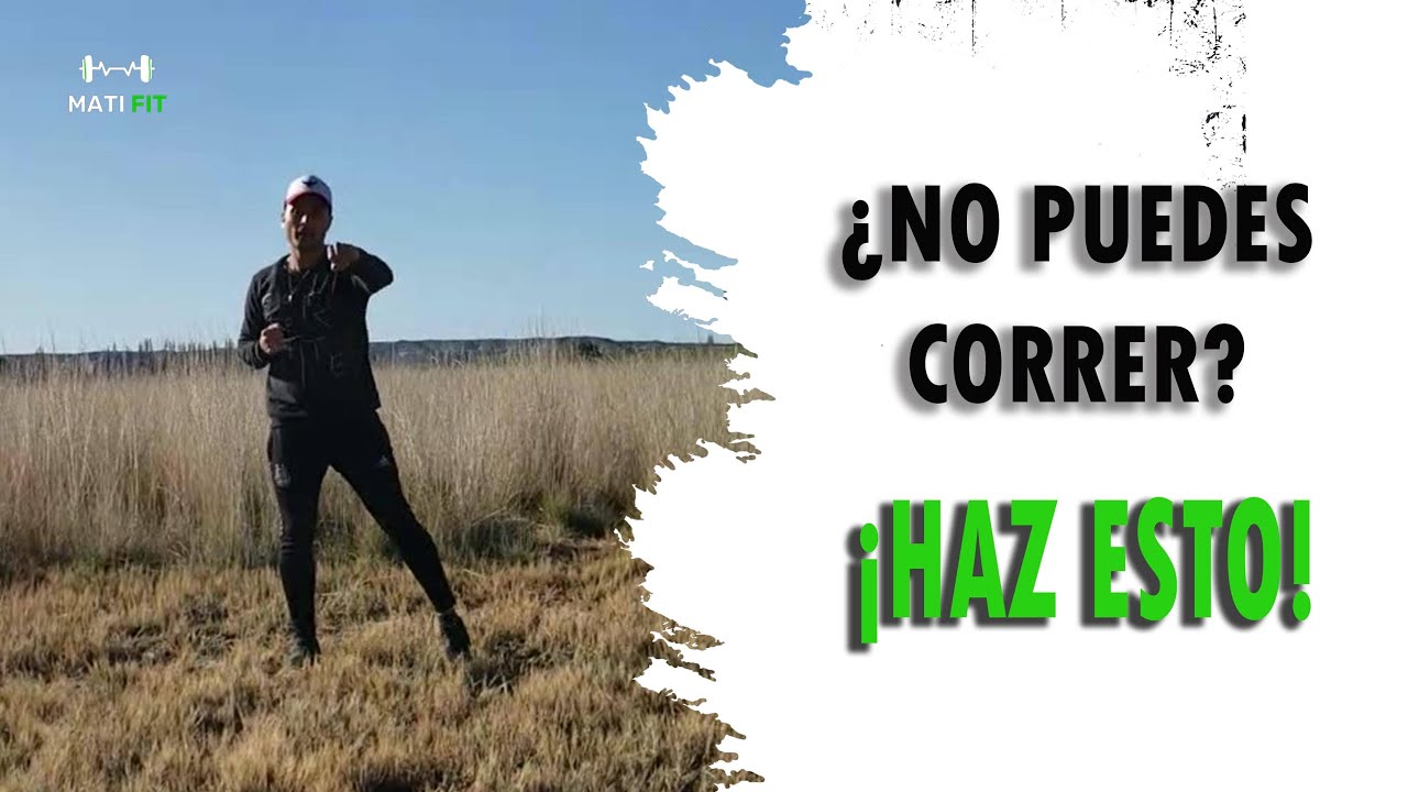 ¿NO PUEDES CORRER? HAZ ESTA RUTINA! YouTube