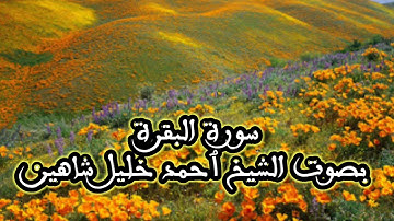 سورة البقرة: تلاوة الشيخ أحمد خليل شاهين (بدون إعلانات)