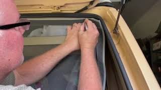 Vw Vanagon Rear Hatch Screen Snap Install Video