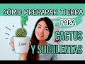 COMO PREPARAR TIERRA PARA CACTUS Y SUCULENTAS - FÁCIL Y RÁPIDO