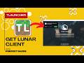 How to get Lunar Client on TLauncher (Step-By-Step)