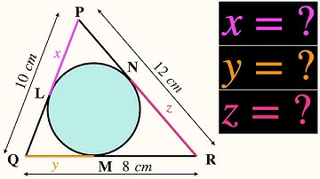Find Values of X, Y, & Z Shown In The Given Figure | Learn to Solve this tricky geometry Problem