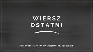 Kasia Lins - Wiersz ostatni COVER