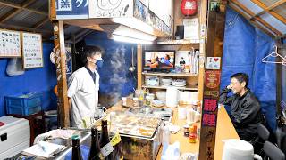 3 Japanese Street Food One Man Works Alone At Midnight