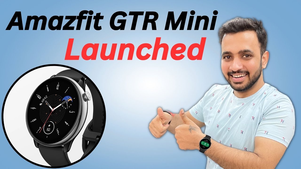 Amazfit GTR Mini With 1.28-inch AMOLED Display Launched in India