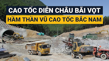 Toàn cảnh hầm Thần Vũ cao tốc Bắc Nam đoạn Diễn Châu - Bãi Vọt