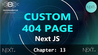 13 | Custom 404 Page In Next JS | 404 Error Page | Page Not Found Next JS | Next JS 13 (Hindi/Urdu)
