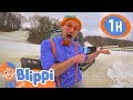 Blippi Visits a Ski Resort |  Blippi | Kids Learn! |  Kids Videos