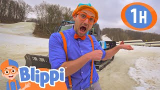 Blippi Visits A Ski Resort |  Blippi | Kids Learn! |  Kids Videos