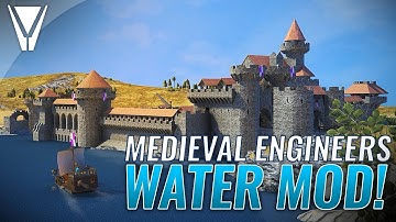 Wait, a WATER MOD!? [ Medieval Engineers ]