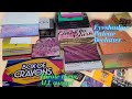 Eyeshadow Palette Declutter 2021 and trying 2 fragrances from Dossier