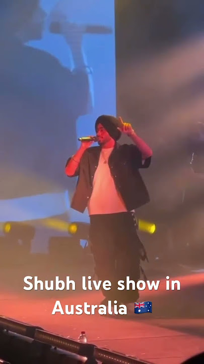 #shubh live show in Melbourne Australia 🇦🇺 #king shit  