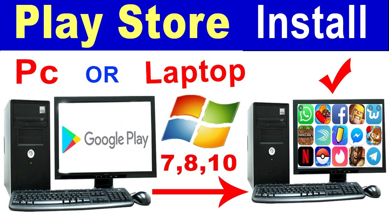 google play store app install for laptop