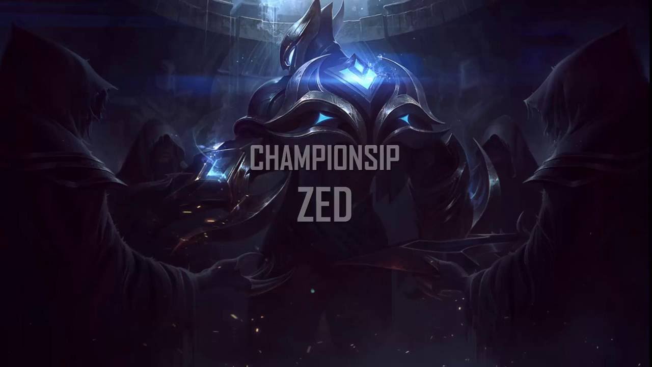 Championship Zed ( Skin Preview ) YouTube