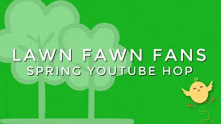 Lawn Fawn Slimline Lift the Flap Card and YouTube Hop