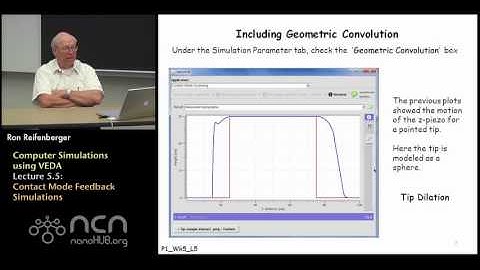 nanoHUB-U Fundamentals of AFM L5.5: Computer Simulations using VEDA - Contact Mode Feedback