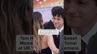 Tom Holland Shares Sweet Moment with Marisa Tomei at U.K. ‘Spider-Man’ Premiere