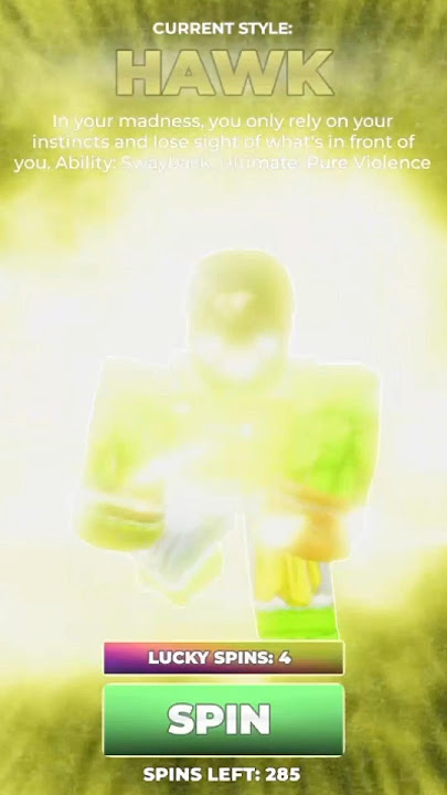 Legend HAWK Style 🥊Untitled Boxing Game🥊 #roblox #untitledboxinggame