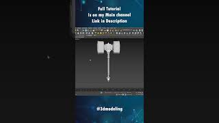 🔨 3D Hammer Modeling in Maya | Hard Surface Practice #3dmodeling