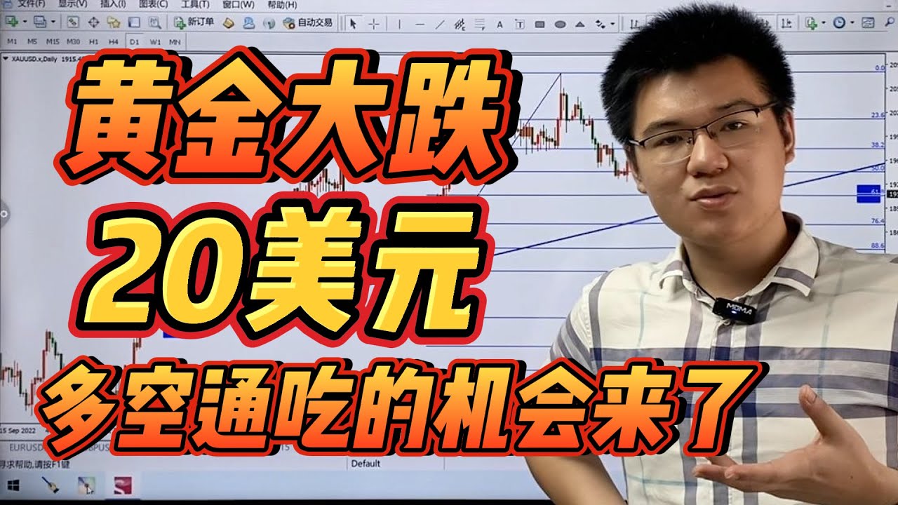 黄金大跌20美元！多空通吃的机会！来了！2023-06-28【外汇交易策略】