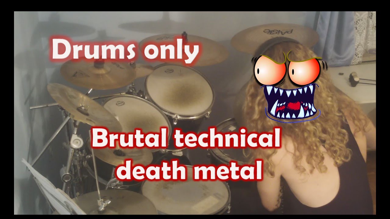Brutal technical death metal Viraemia - only drums by Simon