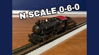 Bachmann N scale USRA 0-6-0 switcher (review and running session)