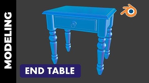 BLENDER CHALLENGE 8: Modeling An End Table (Part 21)