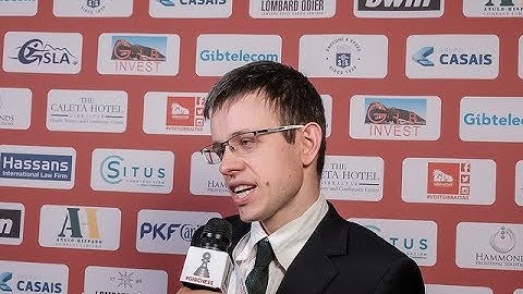 Round 7 Gibraltar Chess post-game interview with David Navara