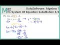 Solving Systems of Equations by Substitution Quiz