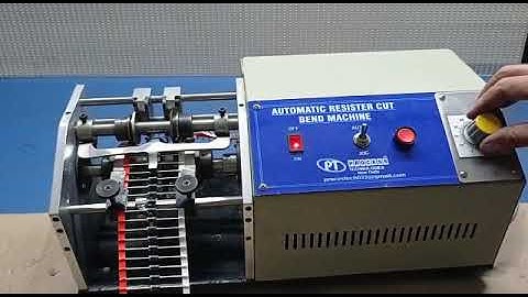 Automatic Resistor cut Bend machine || Process Technologies