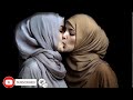 Muslim Women Kiss 