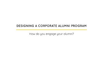 Designing a Corporate Alumni Program - Episode 3: How do you engage your alumni ?