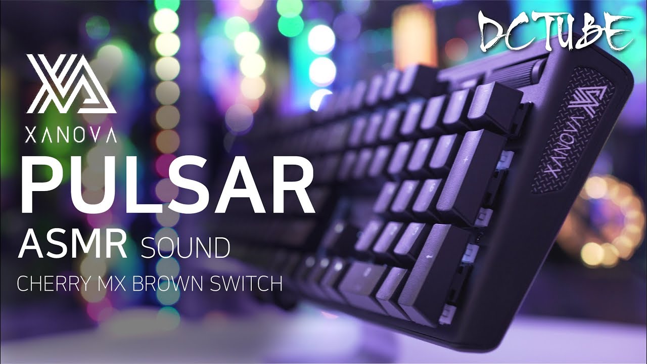 [ASMR] 갤럭시 XANOVA PULSAR 기계식 키보드 타건음 소리 (체리 MX 갈축)