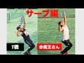 【ソフトテニス サービス編】T橋・赤魔王さんペア