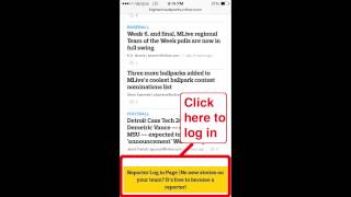 How to report scores on MLive.com with your Community Reporter account
