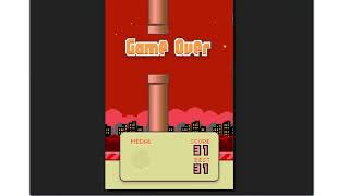 First Time Playing Impossible Mode on Flappy Bird (edited More) - Part 2