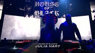 Julia Hart & Brody King (House of Black) entrance,AEW Collision,8/7/23