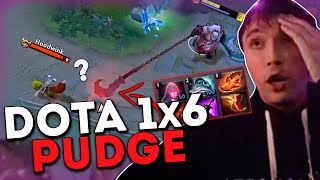 Серега Пират тестит Паджа в Доте 1x6 / DOTA 1x6 / Pudge