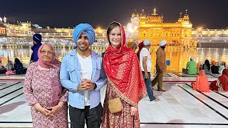 Punjabi Suit & Visiting Golden Temple! Katie & Nani!